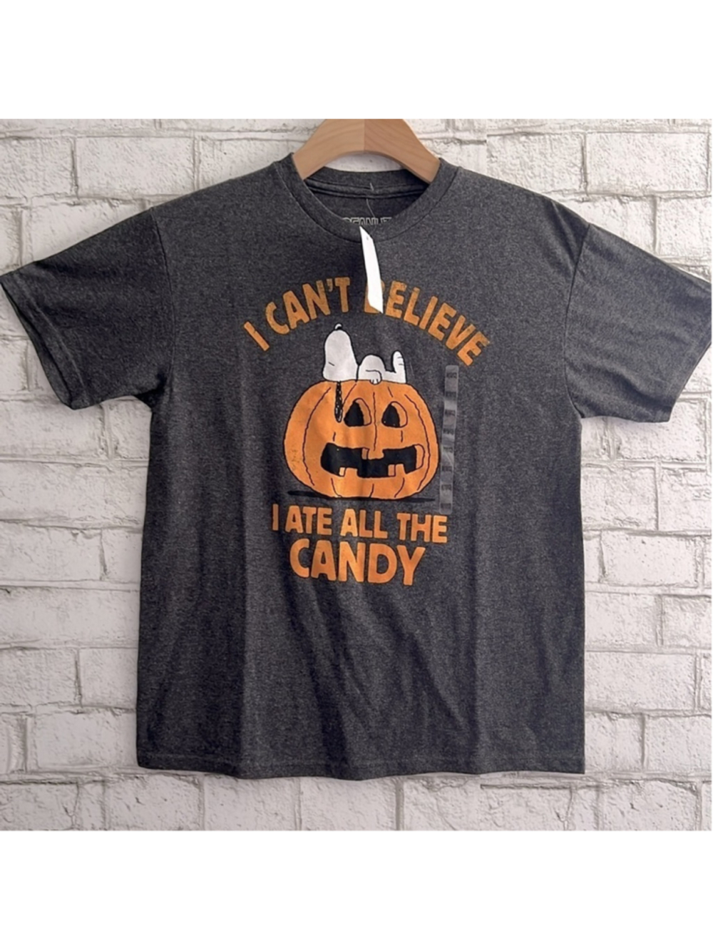 NWT Kids Peanuts Halloween Tee Size Med 10/12 Snoopy